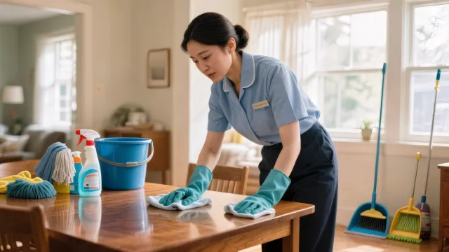 Уборщица как самозанятый